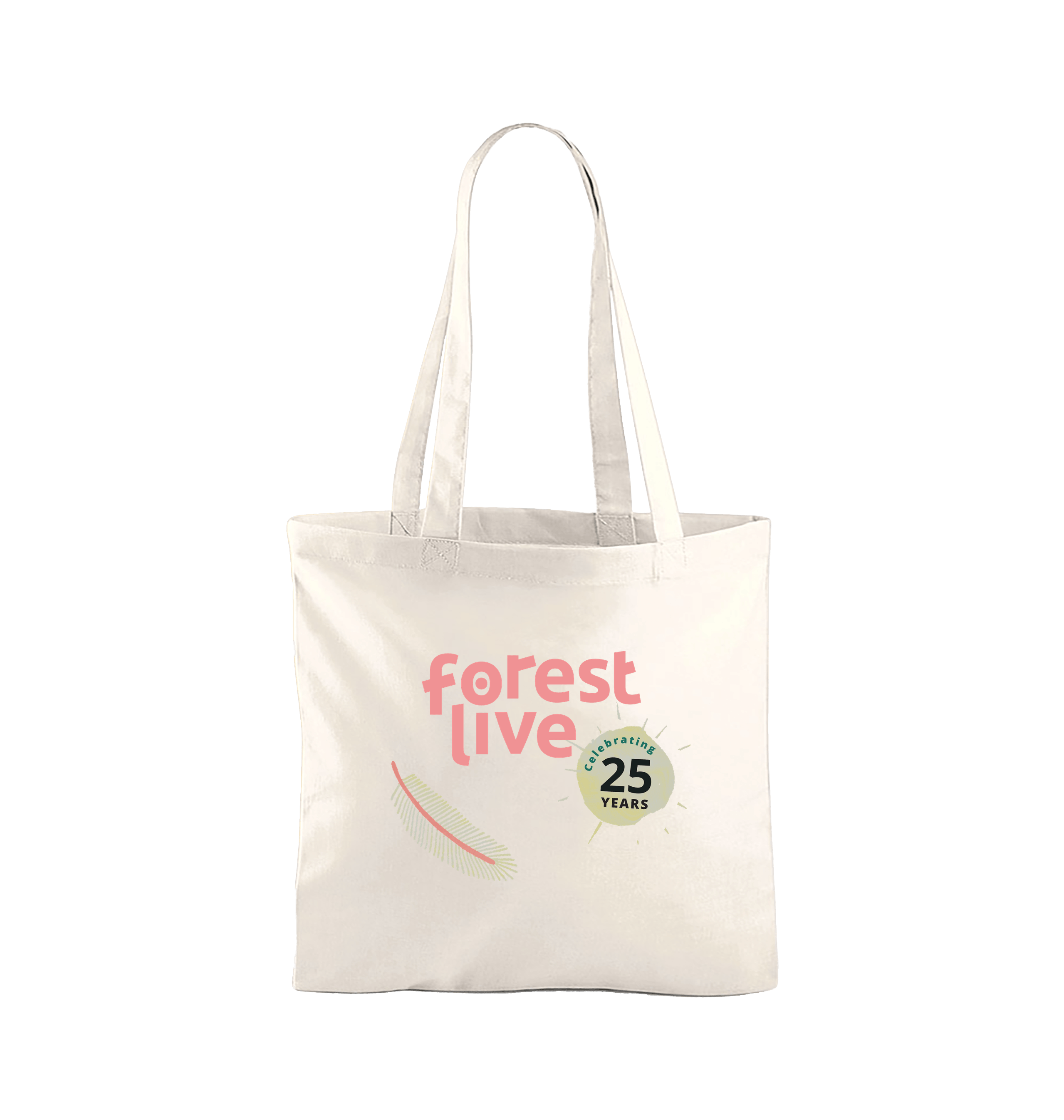 Natural Printed Bag Front