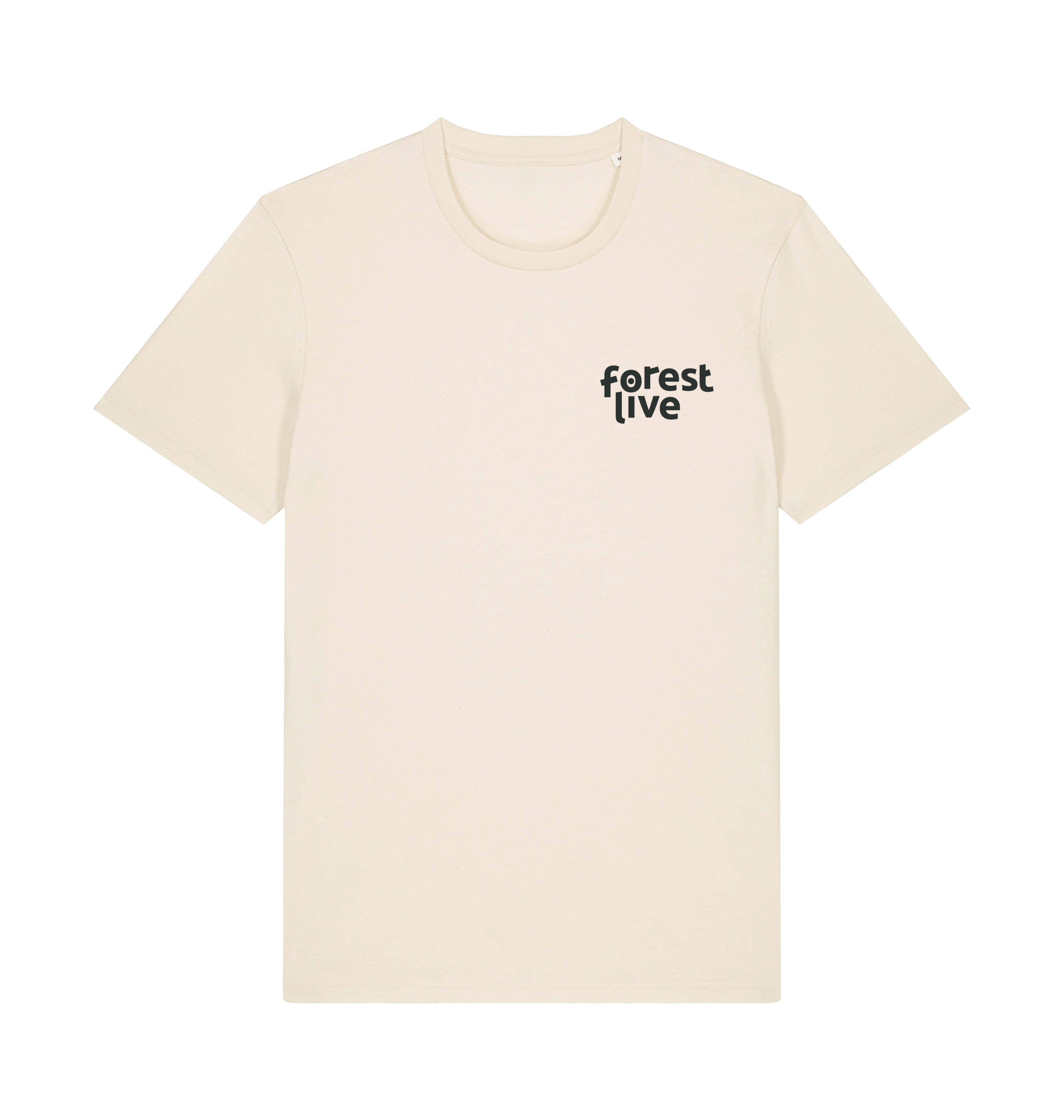 Natural Raw Printed T-shirt Front